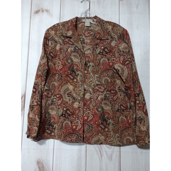 Notations Blouse‎ Ladies Large Vintage - Picture 1 of 7